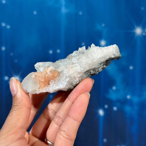 Apophyllite with Stilbite on Matrix – 0.150 kg