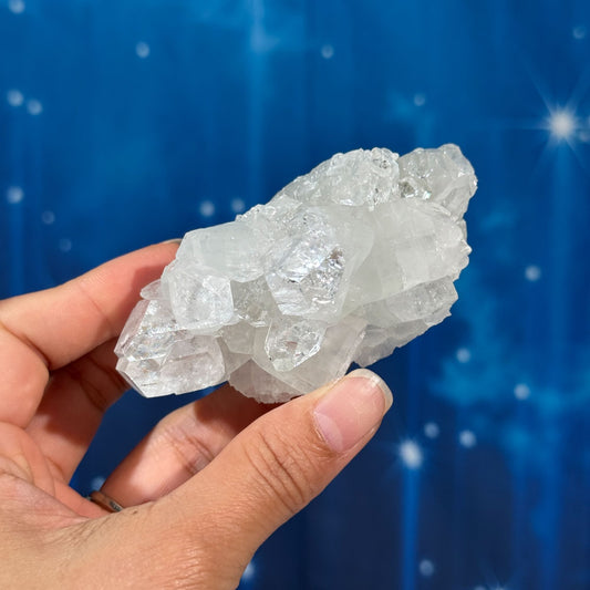 Apophyllite with Calcite – 0.153 kg