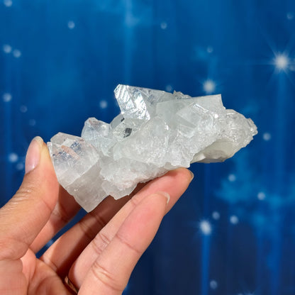 Apophyllite with Calcite – 0.153 kg