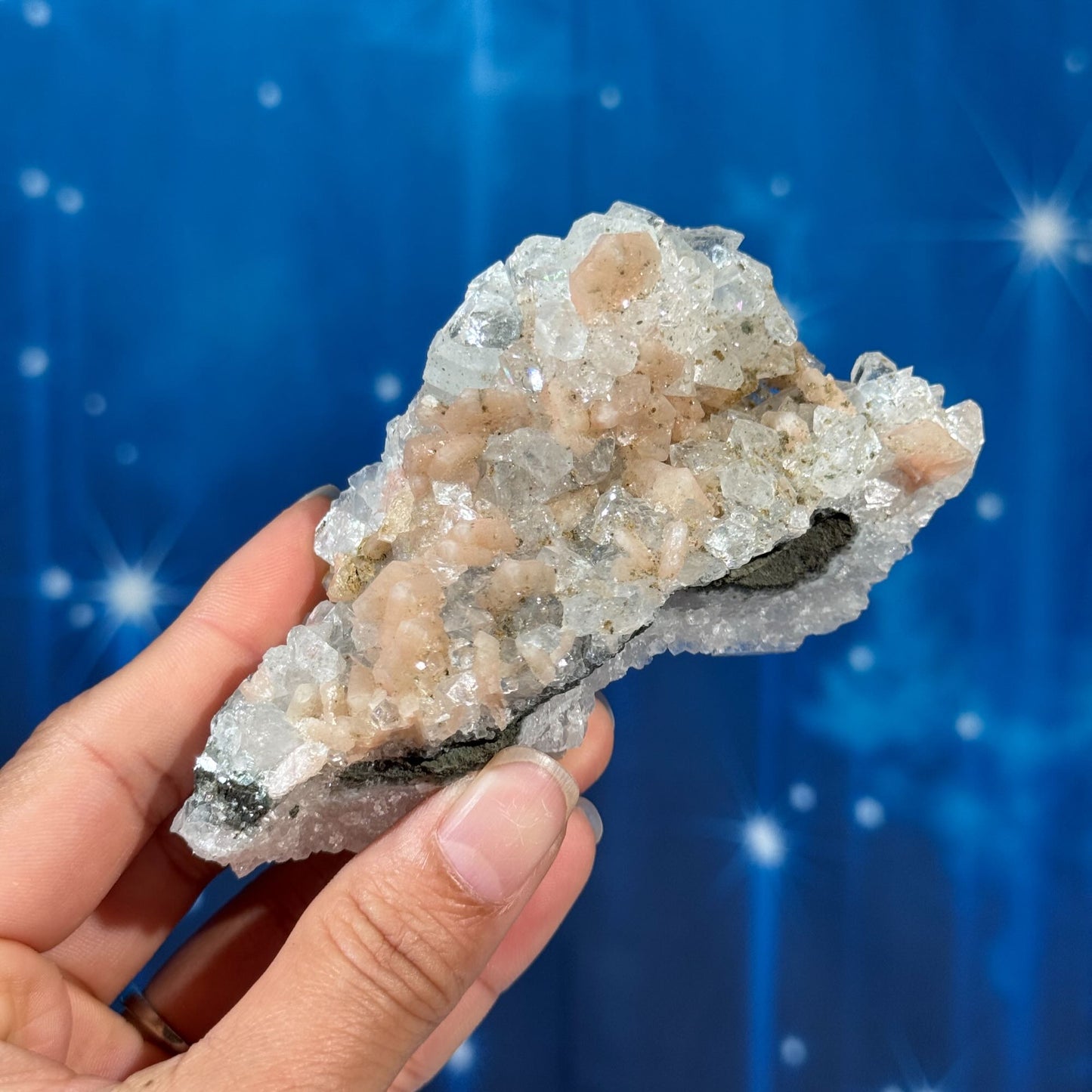 Apophyllite with Stilbite – 0.164 kg
