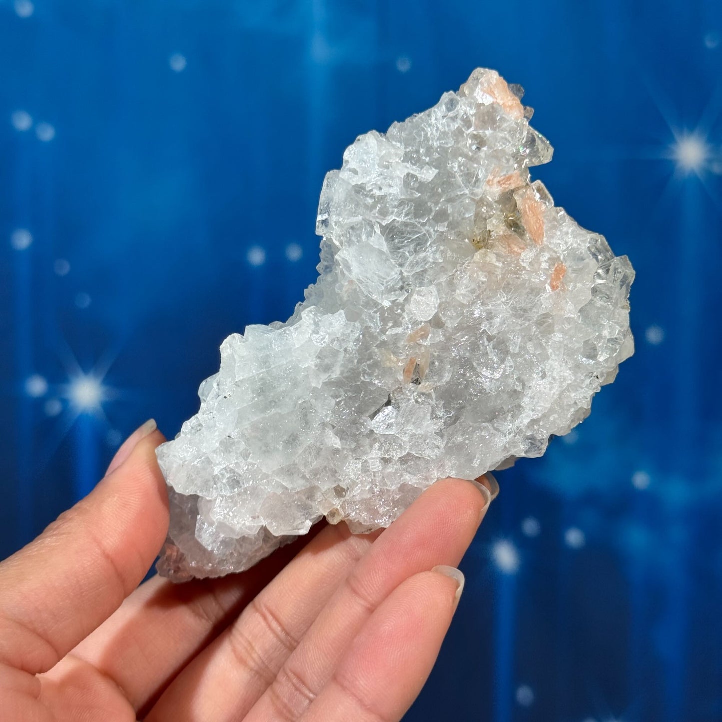 Apophyllite with Stilbite – 0.164 kg