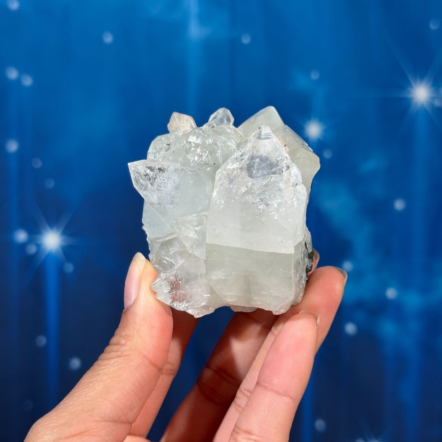 Apophyllite with Stilbite and Matrix – 0.159 kg