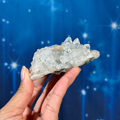 Apophyllite with Stilbite, Heulandite, & Chalcedony – 0.176 kg