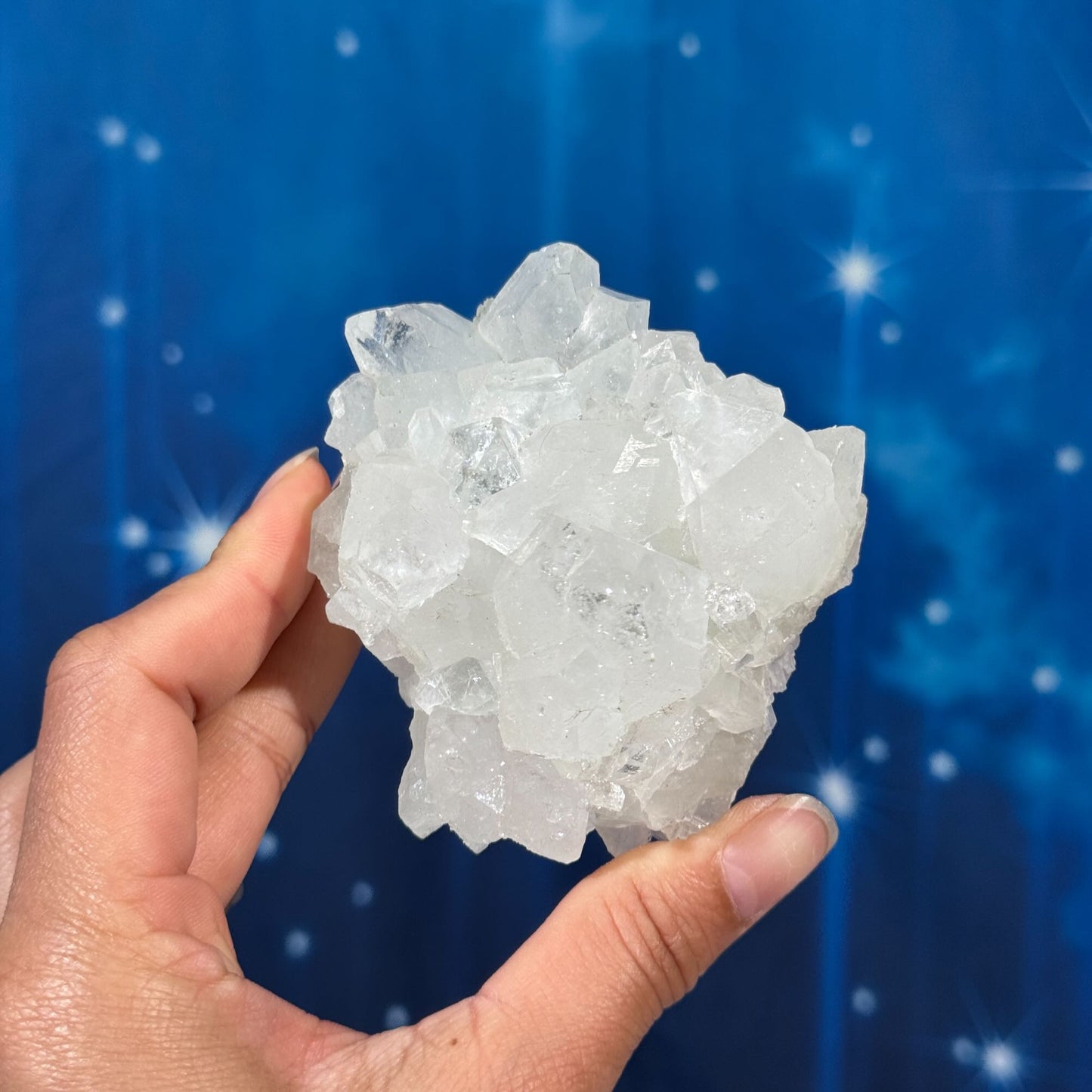 Apophyllite with Calcite – 0.201 kg