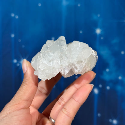 Apophyllite with Calcite – 0.201 kg