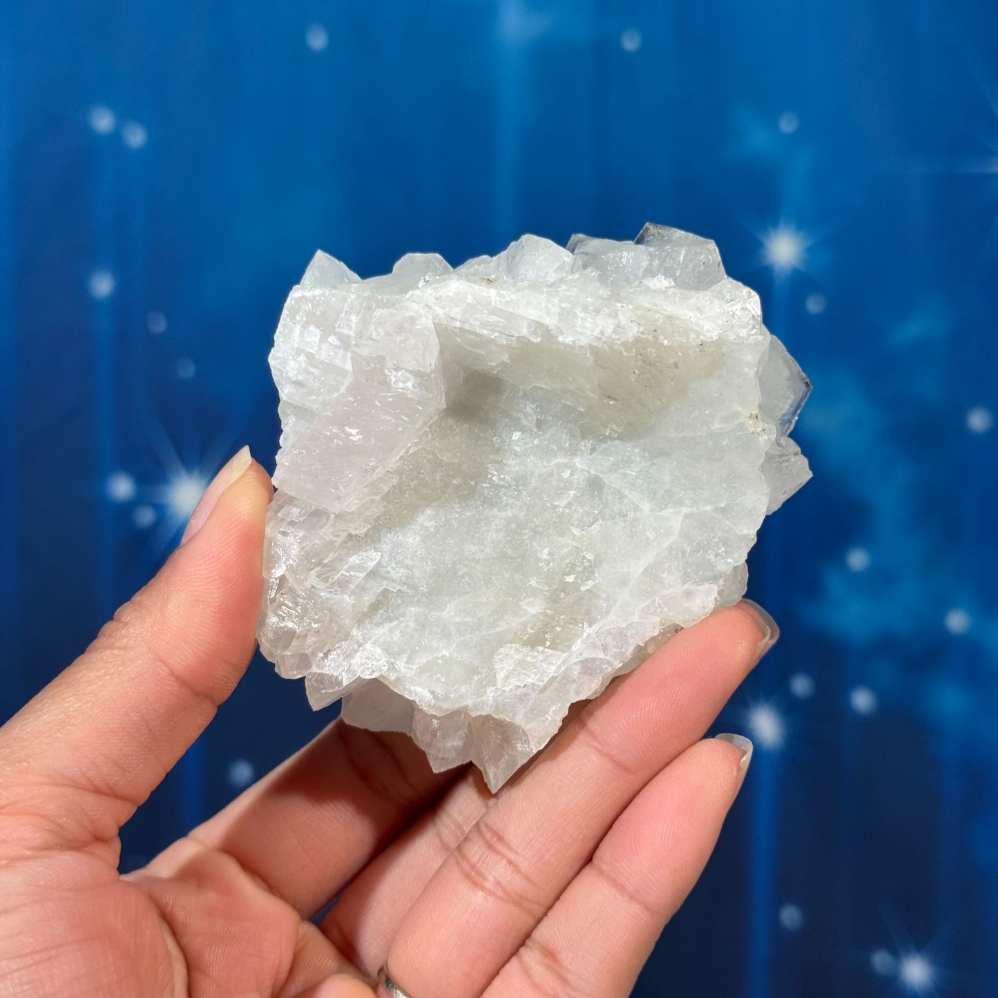 Apophyllite with Calcite – 0.201 kg