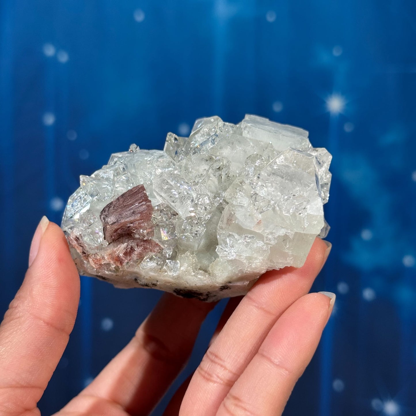 Apophylite with Heulandite – 0.198 kg