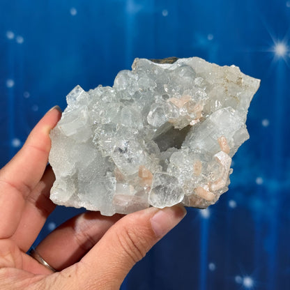 Apophyllite with Stilbite on Matrix – 0.235 kg