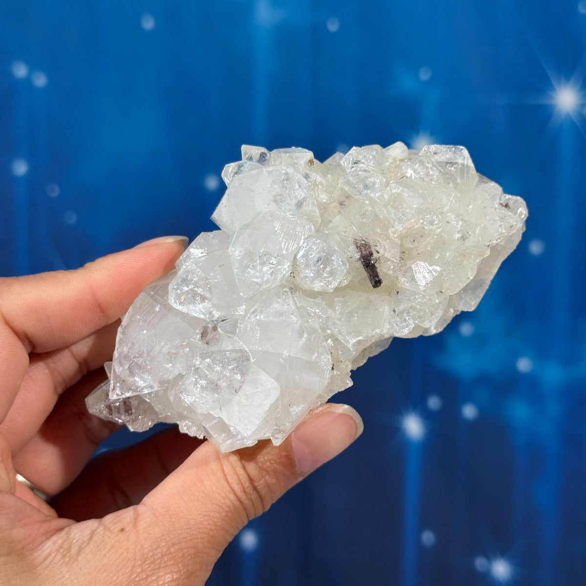 Apophyllite with Calcite – 0.232 kg