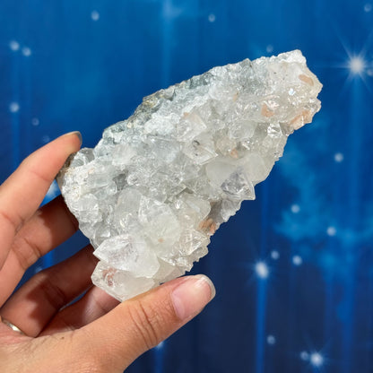 Apophyllite with Stilbite on Matrix – 0.232 kg