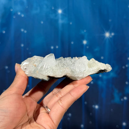 Apophylite with Stilbite on Matrix – 0.272 kg