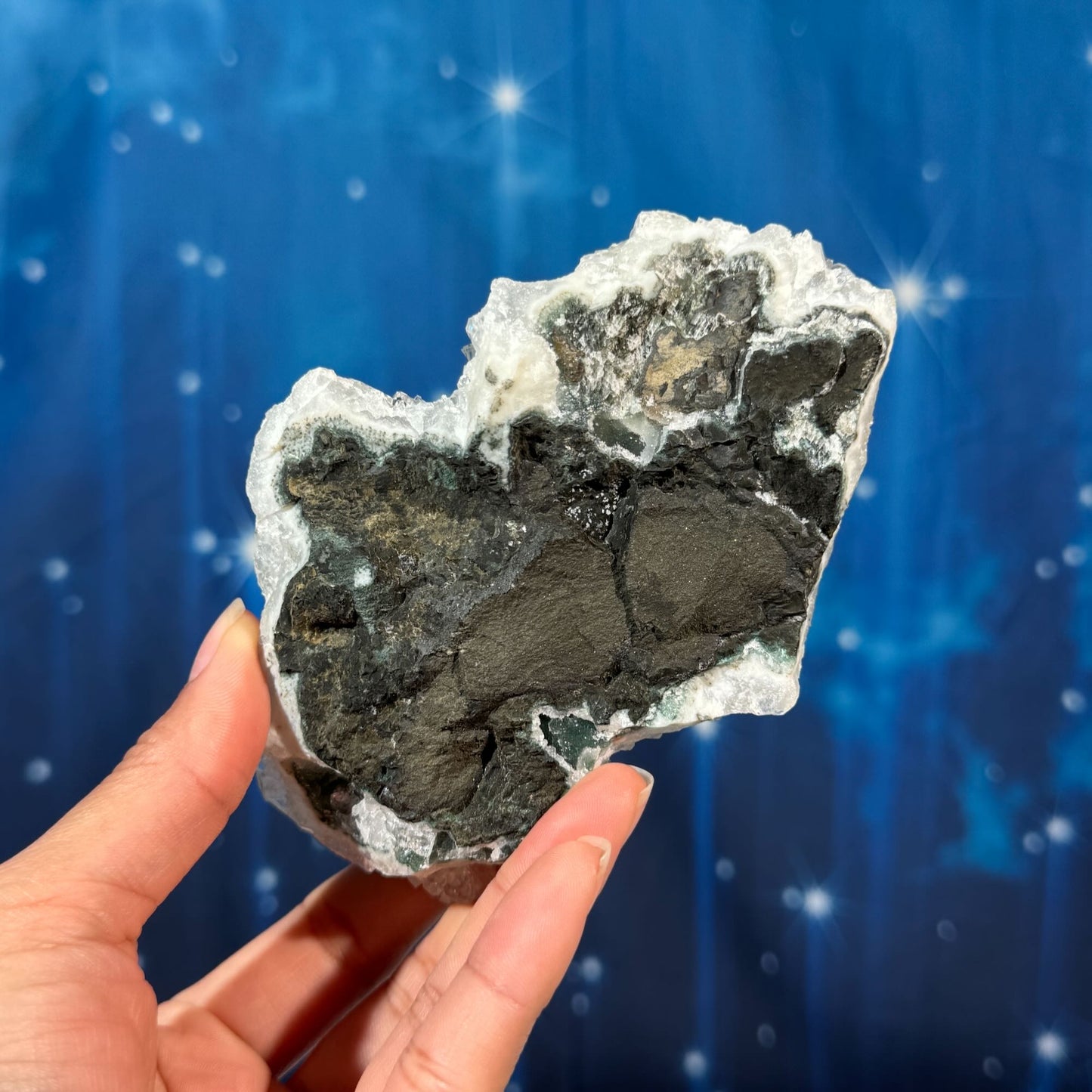 Apophylite with Stilbite on Matrix – 0.272 kg