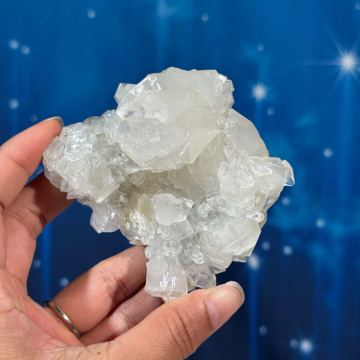 Apophyllite with Calcite – 0.272 kg