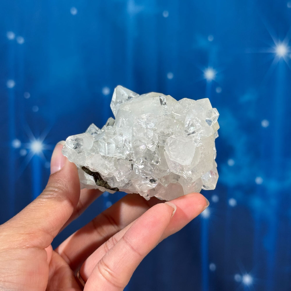 Apophyllite with Calcite – 0.272 kg
