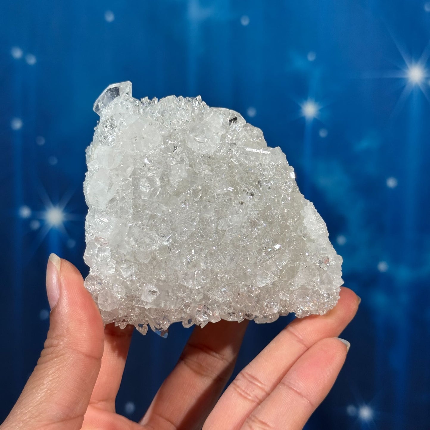 Apophylite with Calcite – 0.278 kg