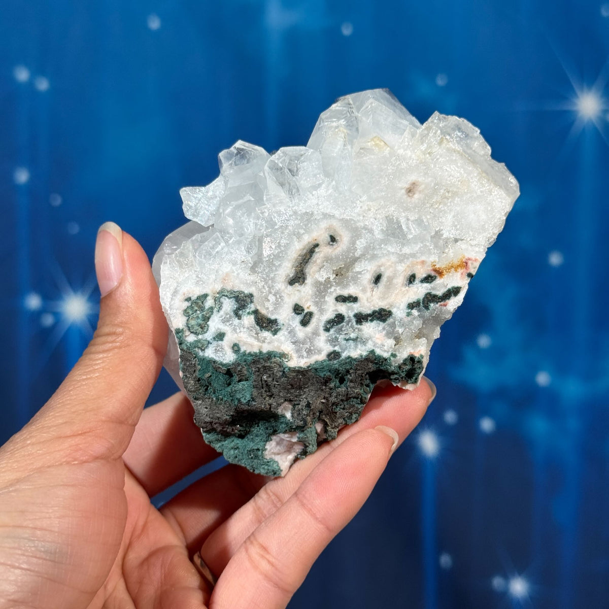 Apophyllite on Matrix - 0.292 kg