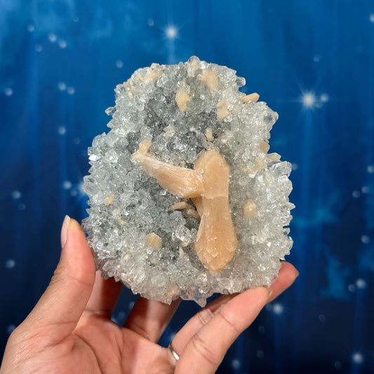 Apophyllite with Stilbite – 0.340 kg