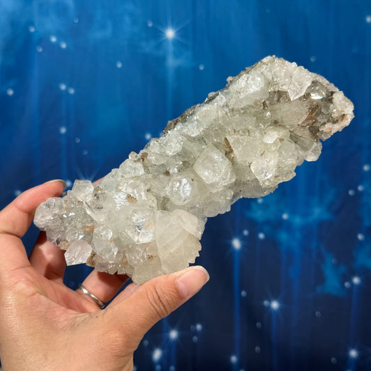 Apophyllite with Stilbite and Chalcedony – 0.505 kg