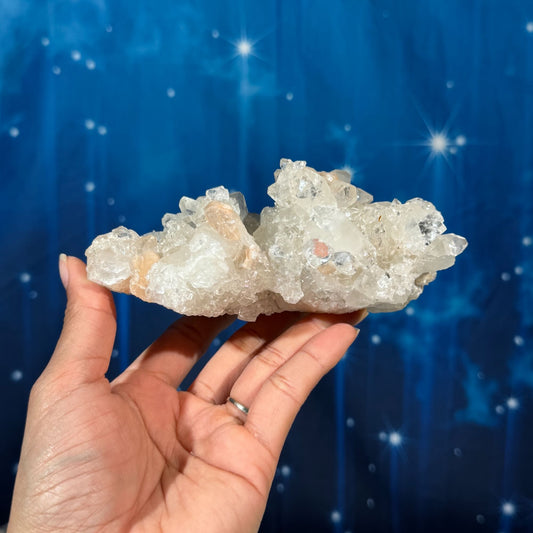 Apophyllite with Calcite and Stilbite – 0.627 kg