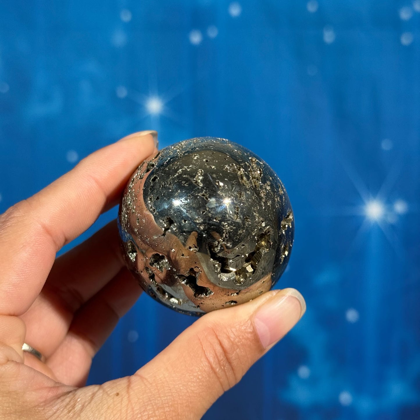 Pyrite Egg – 0.346 kg