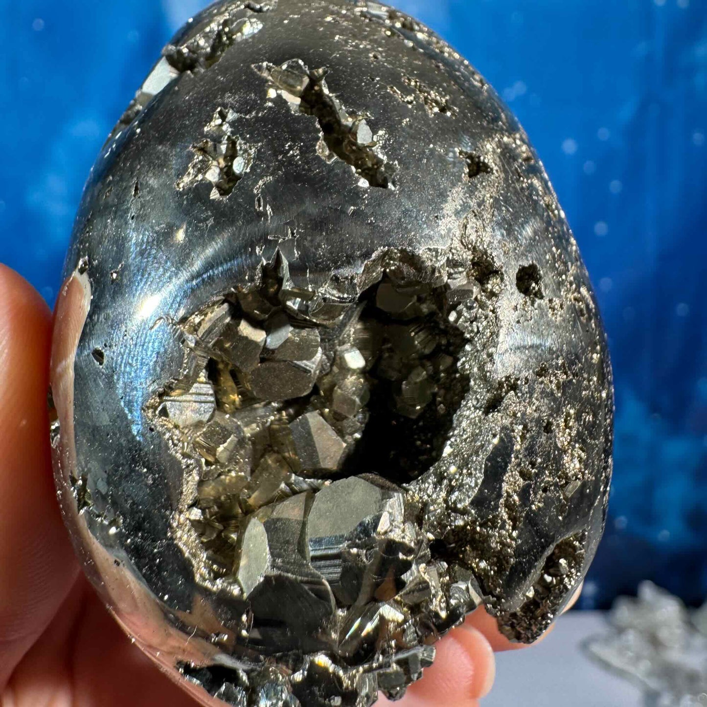 Pyrite Egg – 0.346 kg