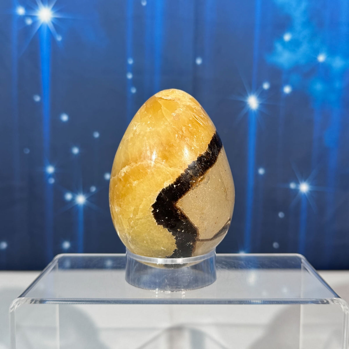 Septarian Egg – UV-Reactive • 0.459 kg