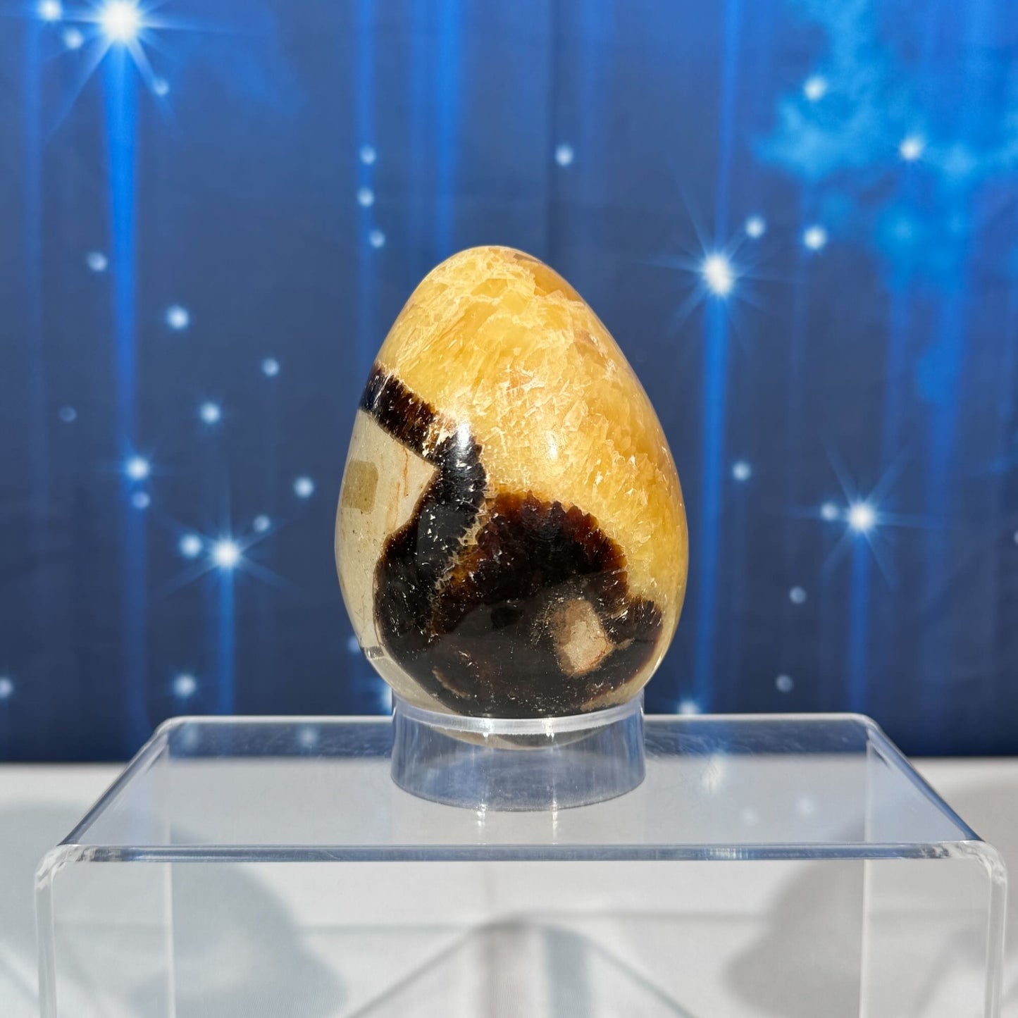 Septarian Egg – UV-Reactive • 0.459 kg