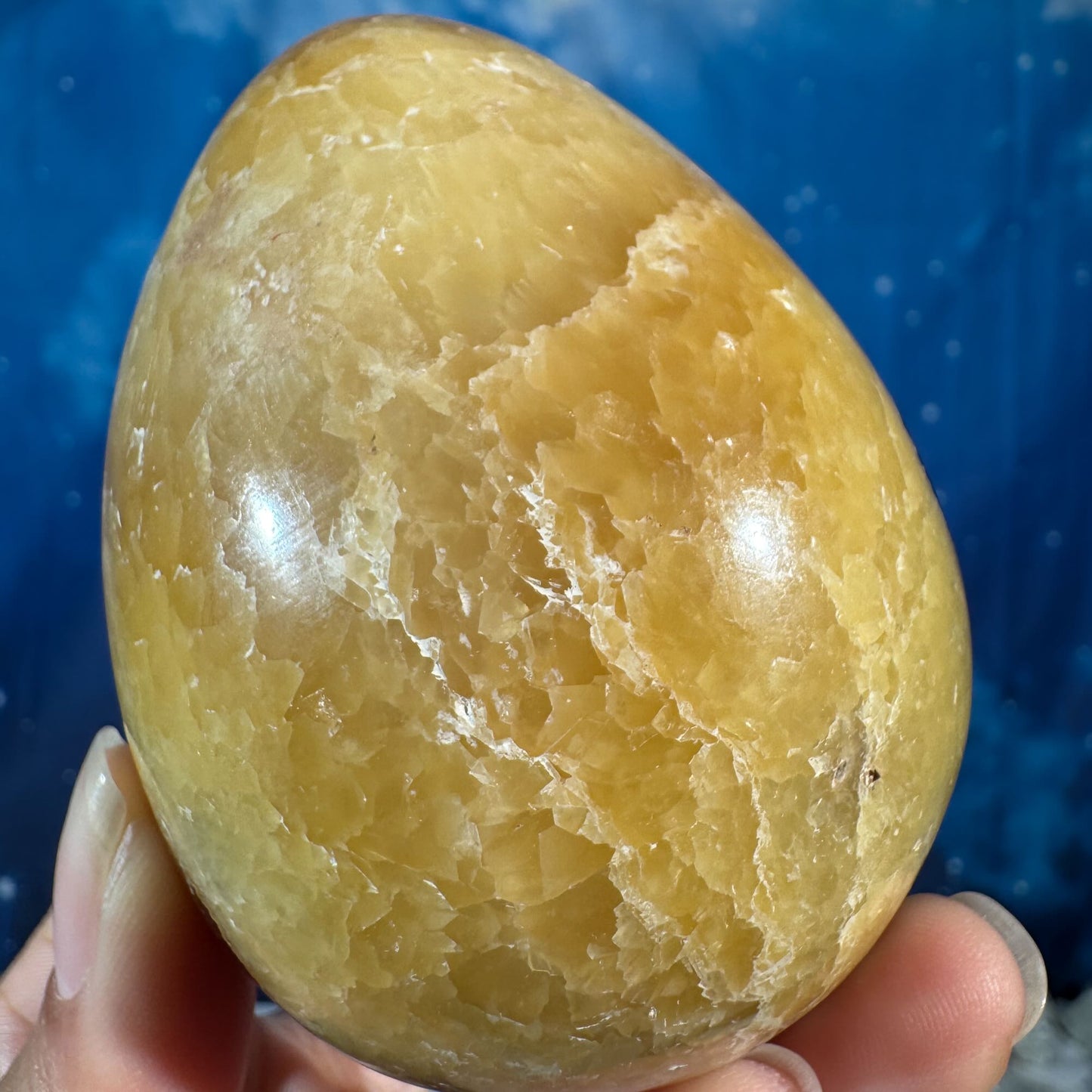 Septarian Egg – UV-Reactive • 0.459 kg