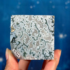 Moss Agate Cube – Corner-Standing • 0.405 kg