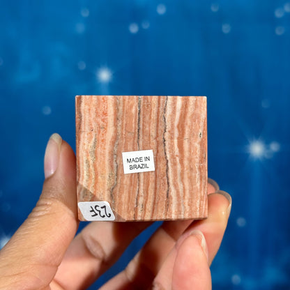 Pink Dolomite Cube – Corner-Standing • 0.210 kg