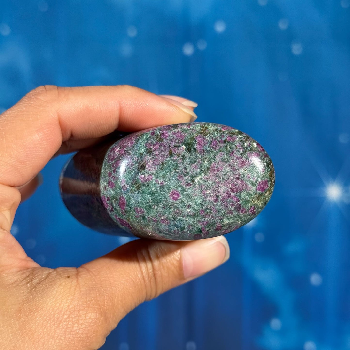 Ruby in Fuchsite Free Form – UV-Reactive • 0.323 kg