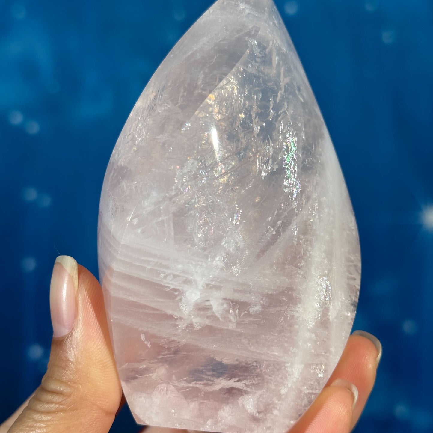 Rose Quartz Flame – 0.386 kg