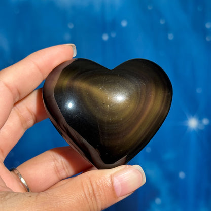 Rainbow Obsidian Heart – 0.145 kg