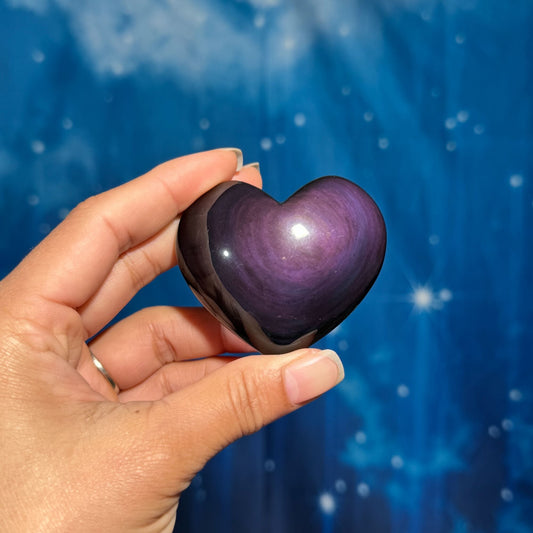 Rainbow Obsidian Heart – 0.094 kg
