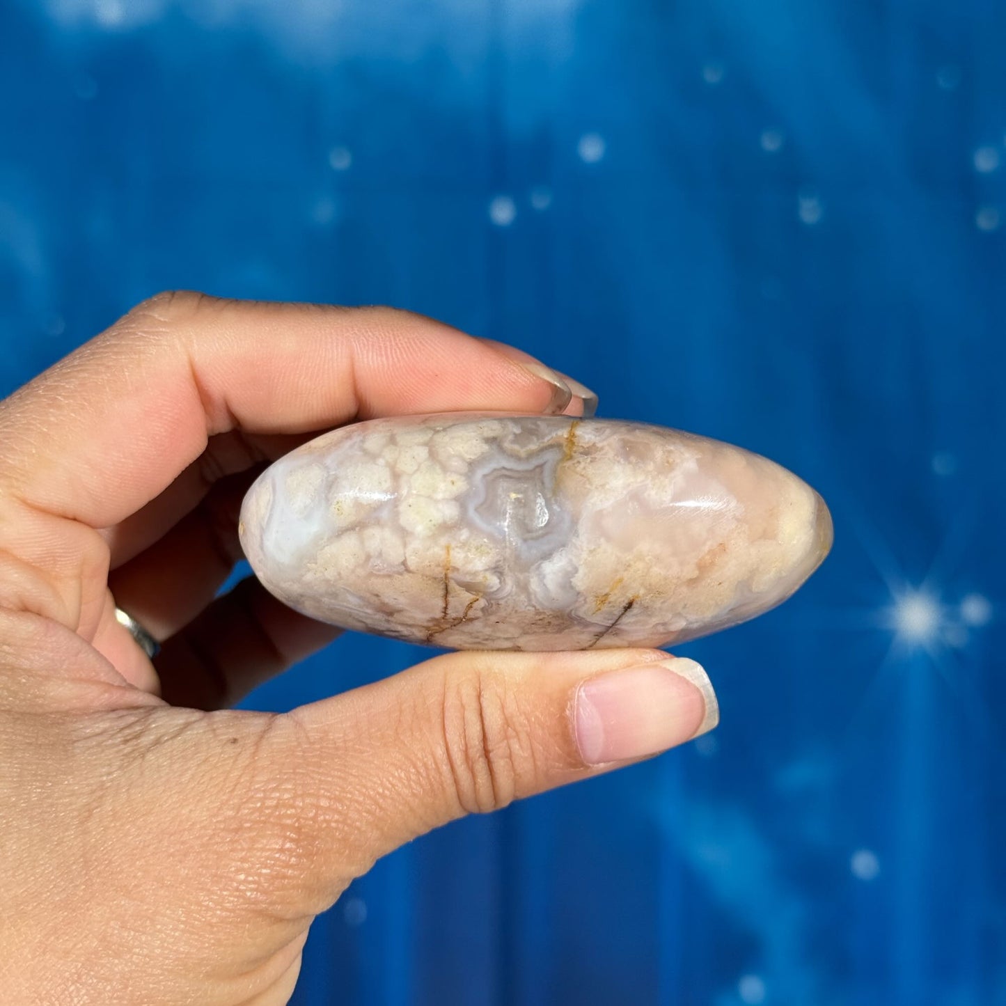 Flower Agate Heart – 0.150 kg