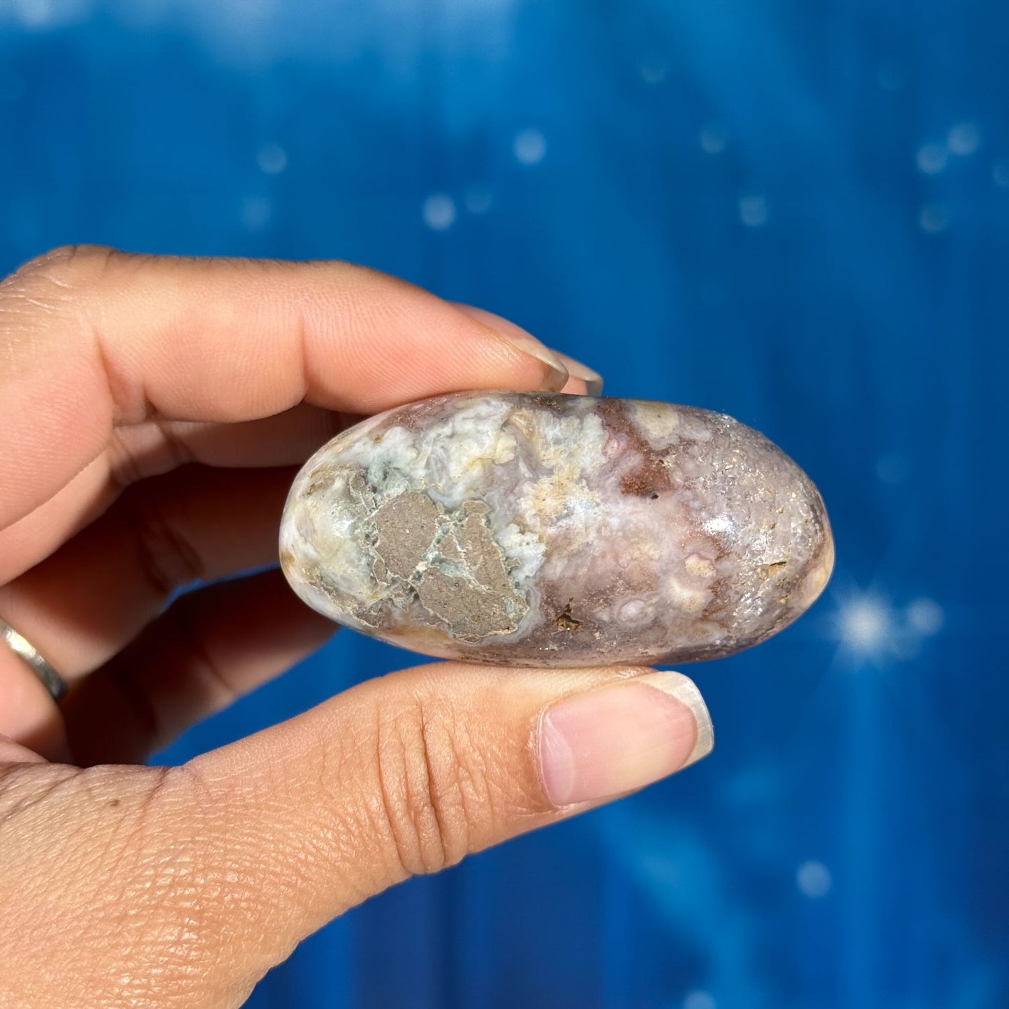 Flower Agate Heart – 0.082 kg