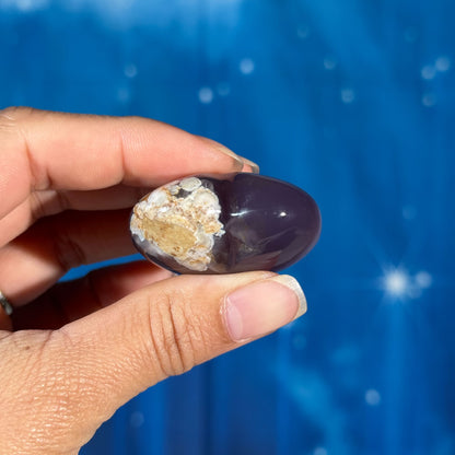 Flower Agate Mini Heart – 0.045 kg