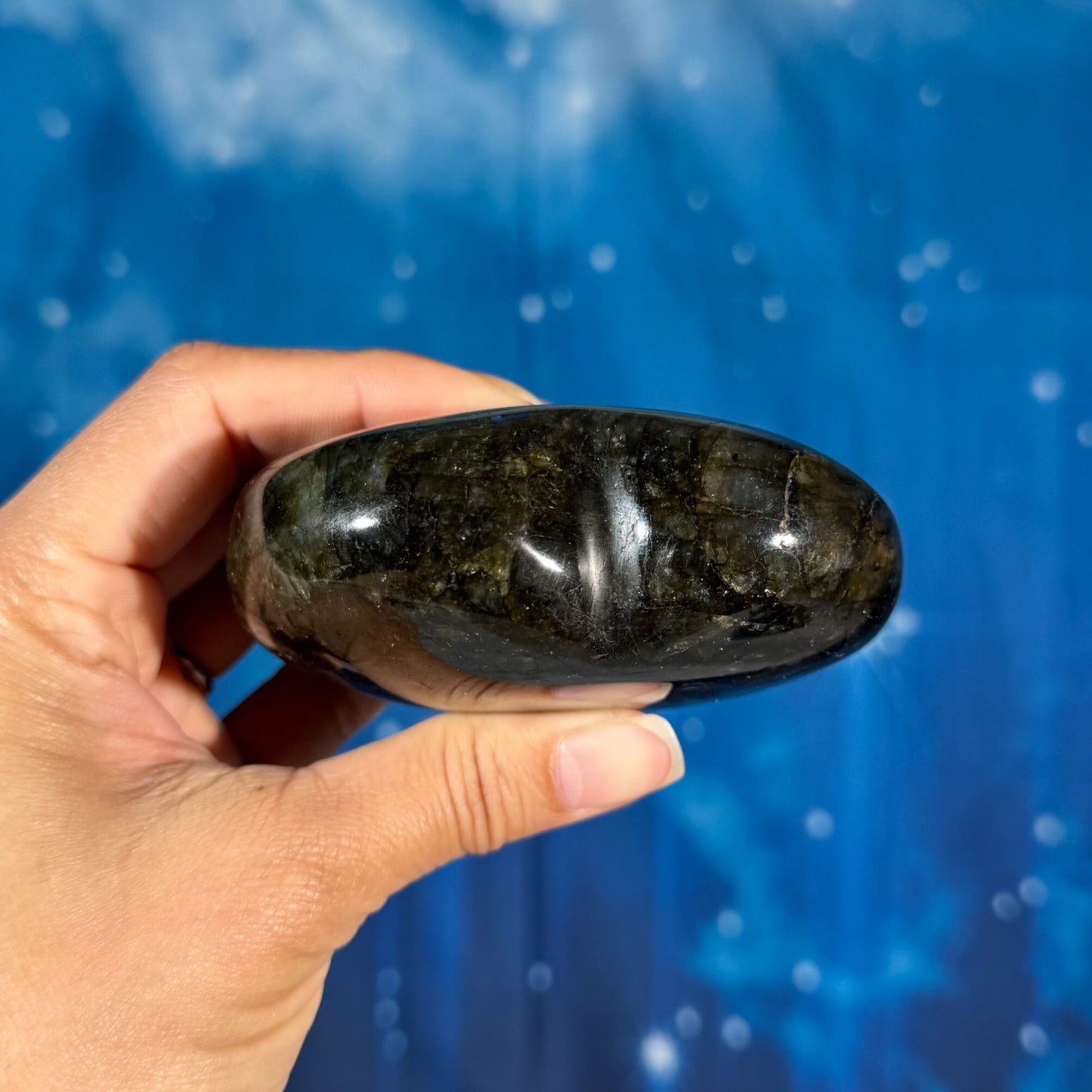 Labradorite Heart – Super Flashy • 0.434 kg