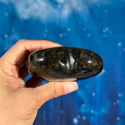 Labradorite Heart – Super Flashy • 0.434 kg