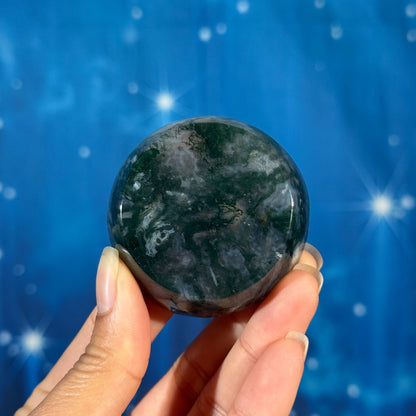 Moss Agate Bowl – 0.074 kg