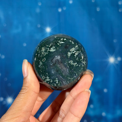 Moss Agate Bowl – 0.068 kg