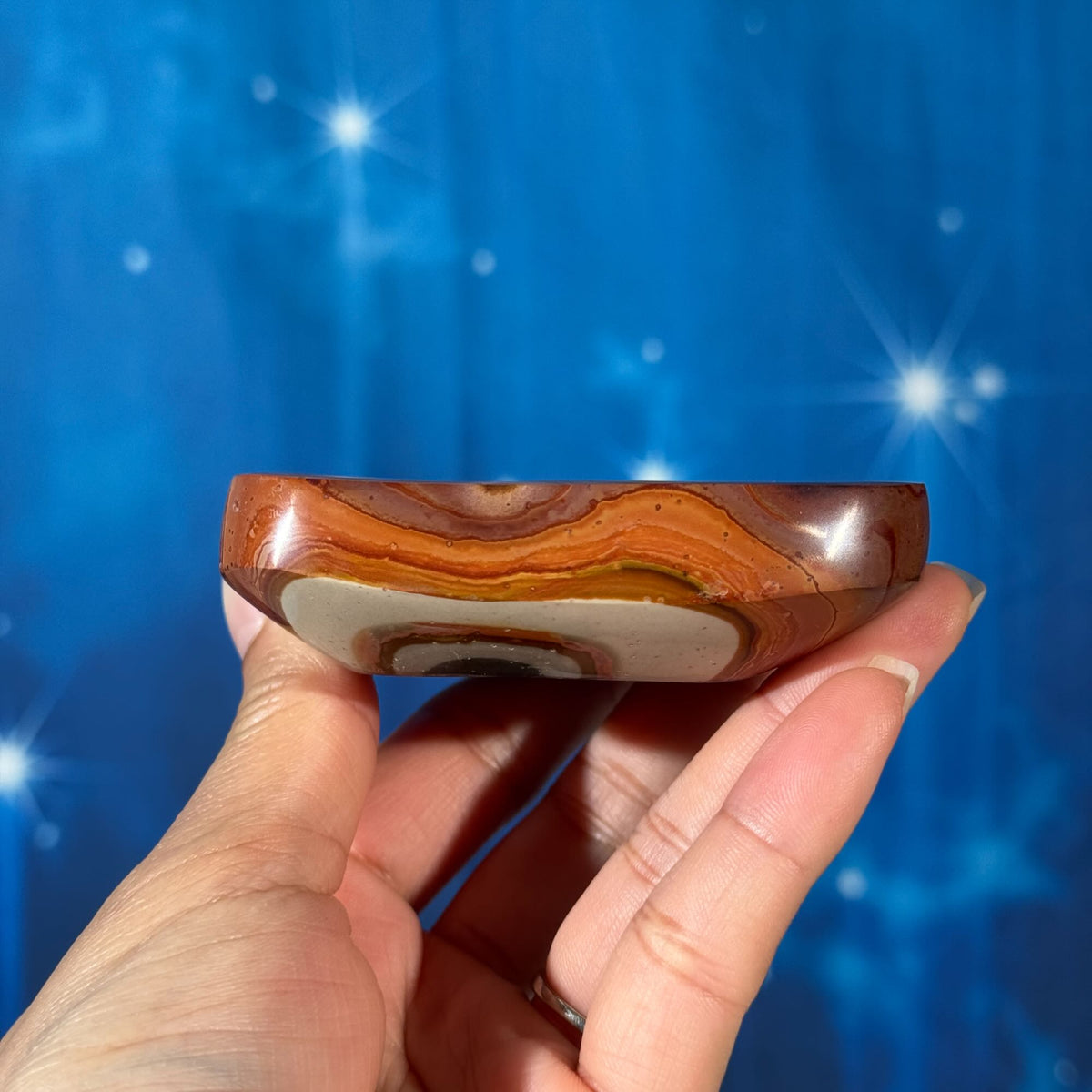 Polychrome Jasper Bowl – 0.179 kg