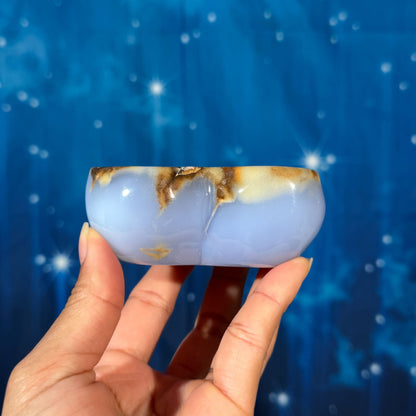 Blue Chalcedony Trinket Dish – 0.346 kg