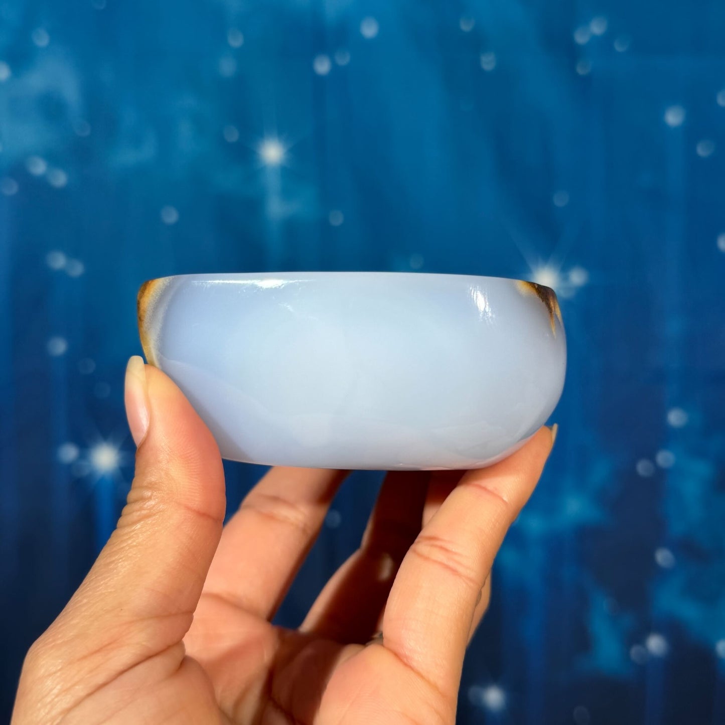 Blue Chalcedony Trinket Dish – 0.346 kg