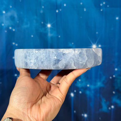 Blue Calcite Bowl – 0.513 kg