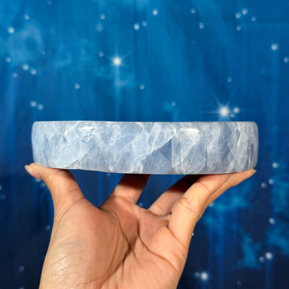 Blue Calcite Bowl – 0.513 kg