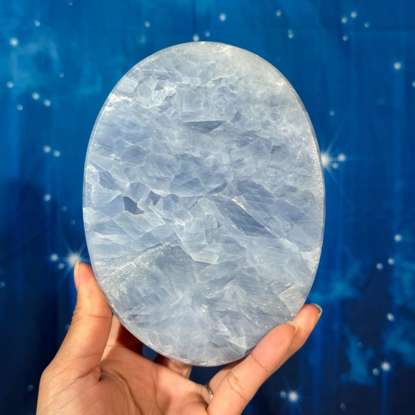 Blue Calcite Bowl – 0.513 kg