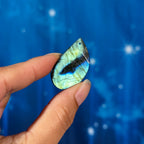 Labradorite Cabochon – Pre-Drilled • 8 grams
