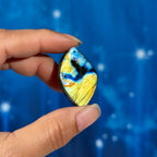 Labradorite Cabochon – Pre-Drilled • 11 grams