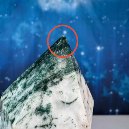 Tree Agate Tower – 1.018 kg